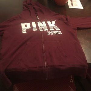 Victoria Secret Pink Maroon