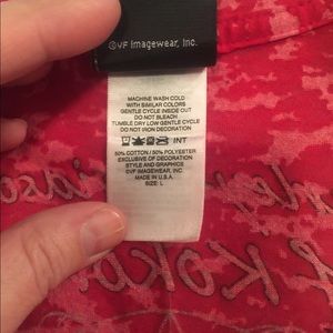 Harley Davidson red v neck shirt