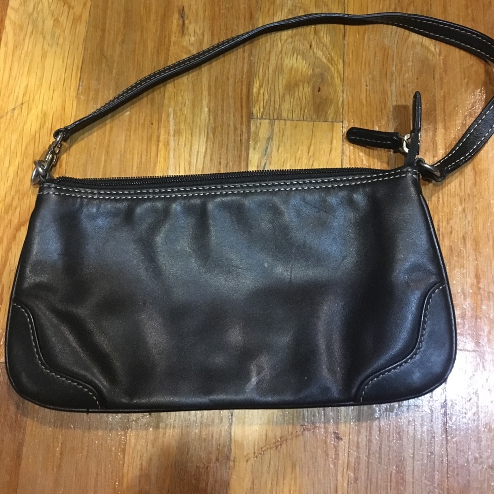 Mila Paoli Black Genuine Leather purse - Picture 2 of 3