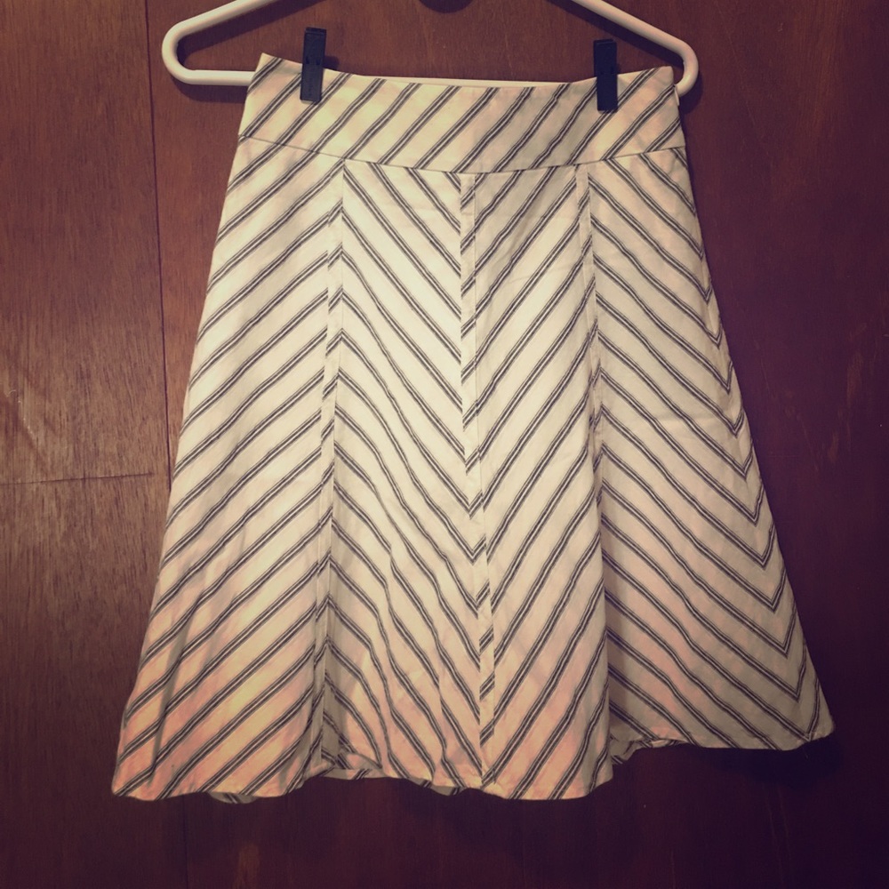 Loft striped skirt
