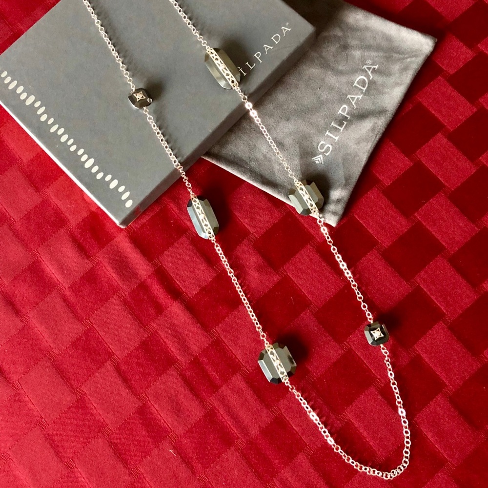 Silpada Long Statement Necklace