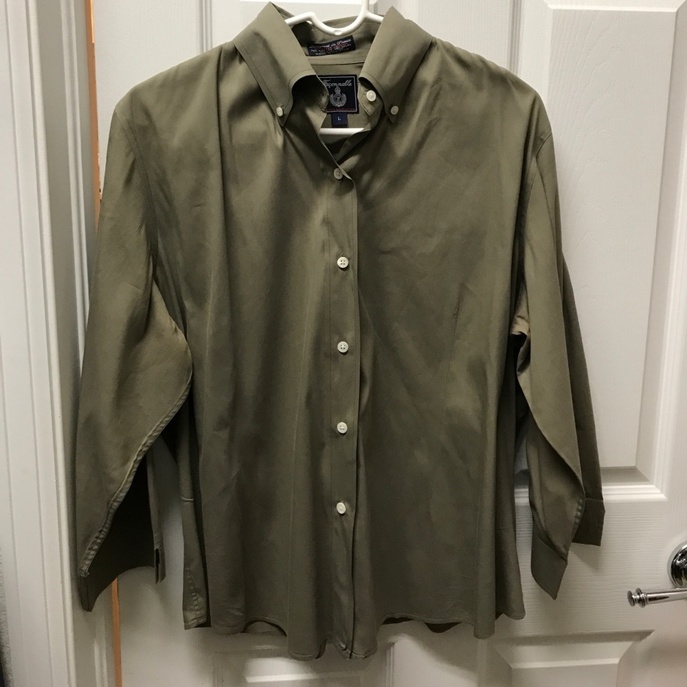 Sage 3/4 sleeve  Facconable Women’s Shirt