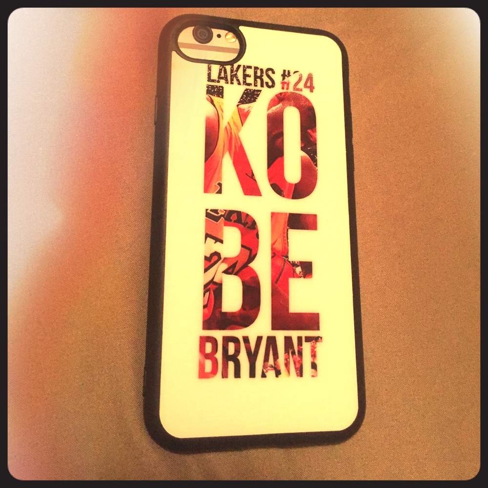 iPhone 7 case.  Lakers #24 Kobe Bryant