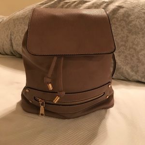 Classy blush/mauve backpack