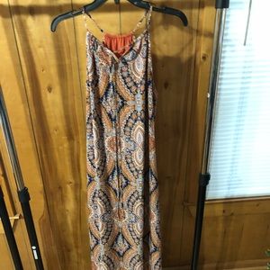 Print maxi dress