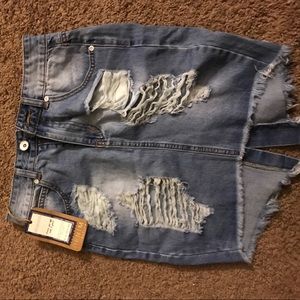 jean skirt