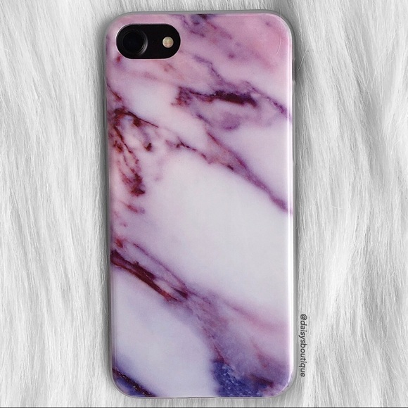 Daisys Boutique Accessories - 🌸4 for $10🌸 purple pink marble iPhone 7 case