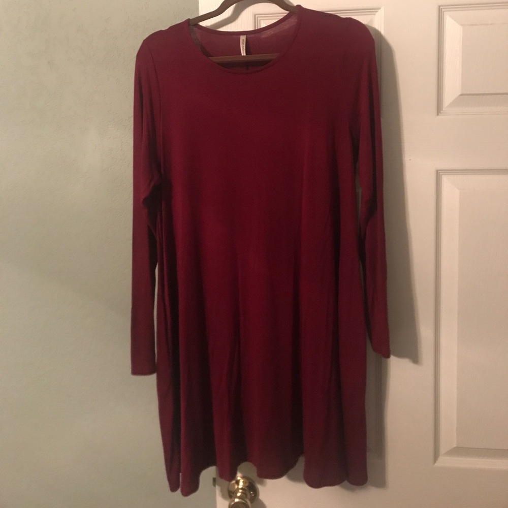 Maroon tunic