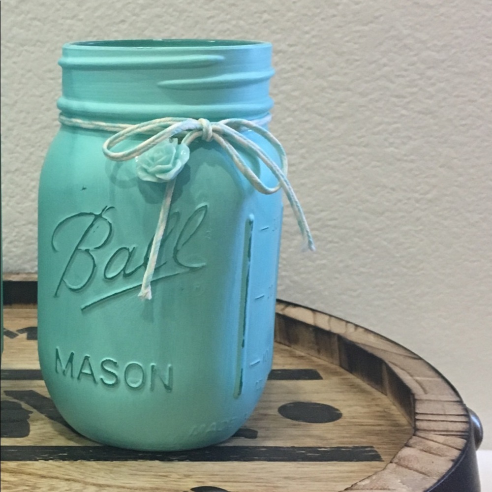 Painted Mason Jar