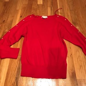 MK Red thin sweater