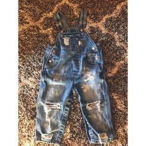 Baby Gap Distressed Overalls