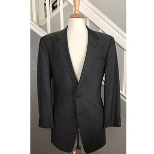 MANI 42L Gray Wool Blazer