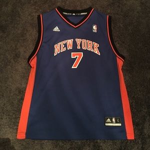 Carmelo Anthony New York Knicks NBA jersey.