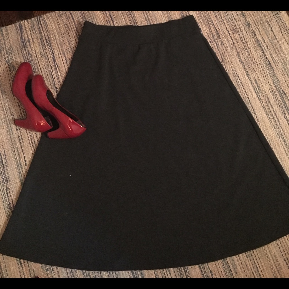 Dana Buchanan dark grey A line skirt