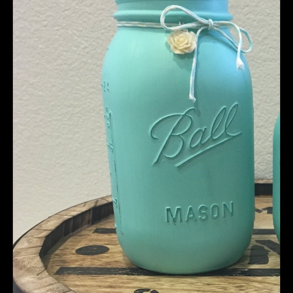 Painted Mason Jar