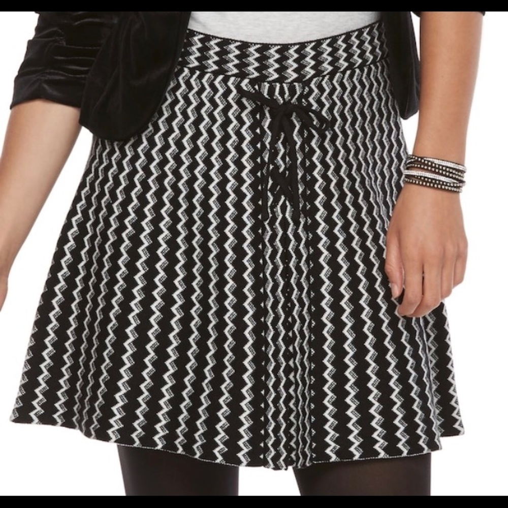 Express yourself with this lace up skirt