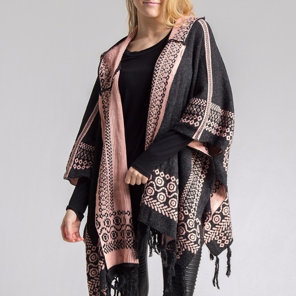 Last one! Hannah’s Hooded Poncho - Picture 2 of 5