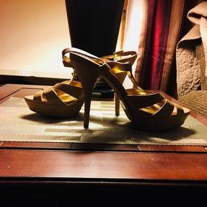 Beige heels by Thalia sodi