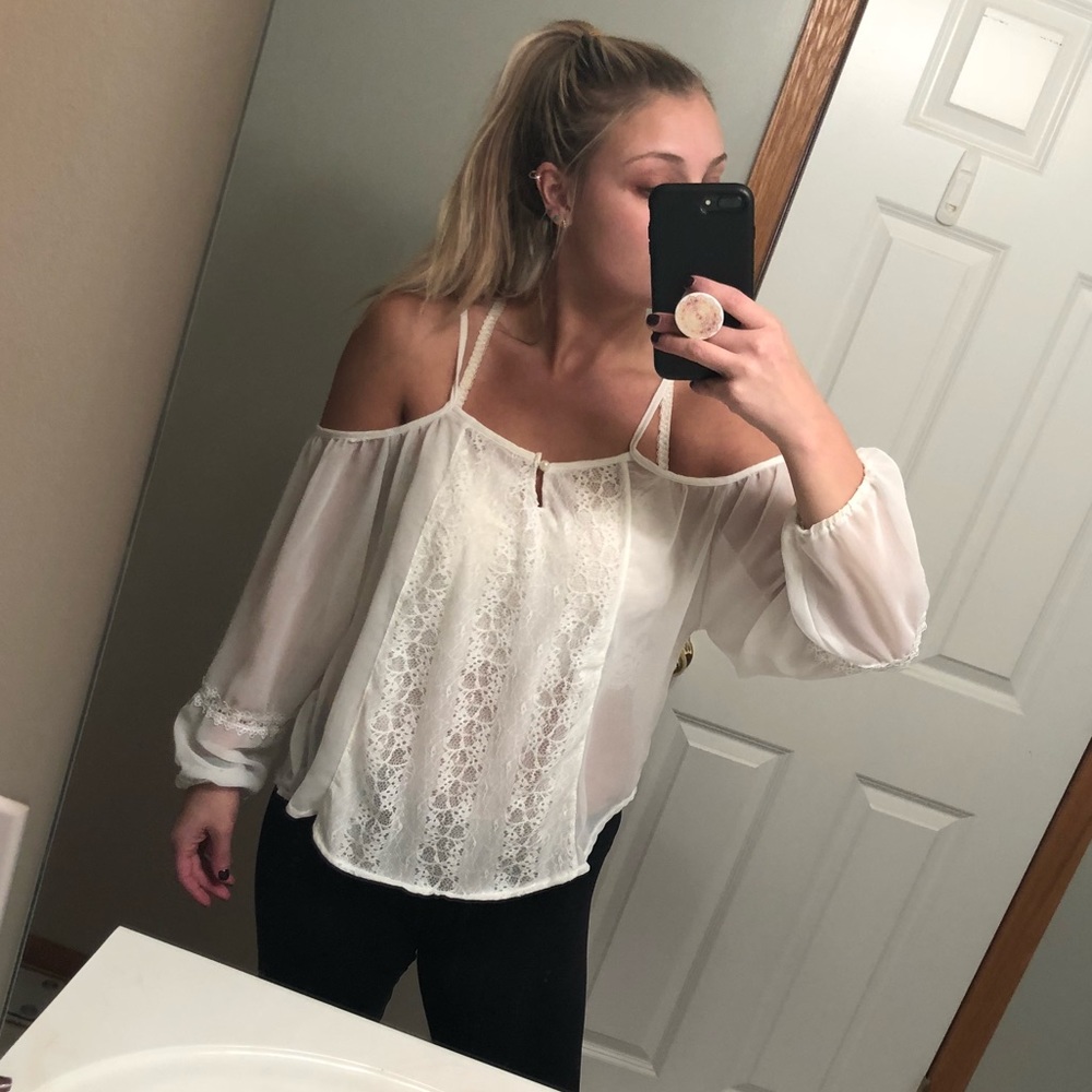 sheer dress top