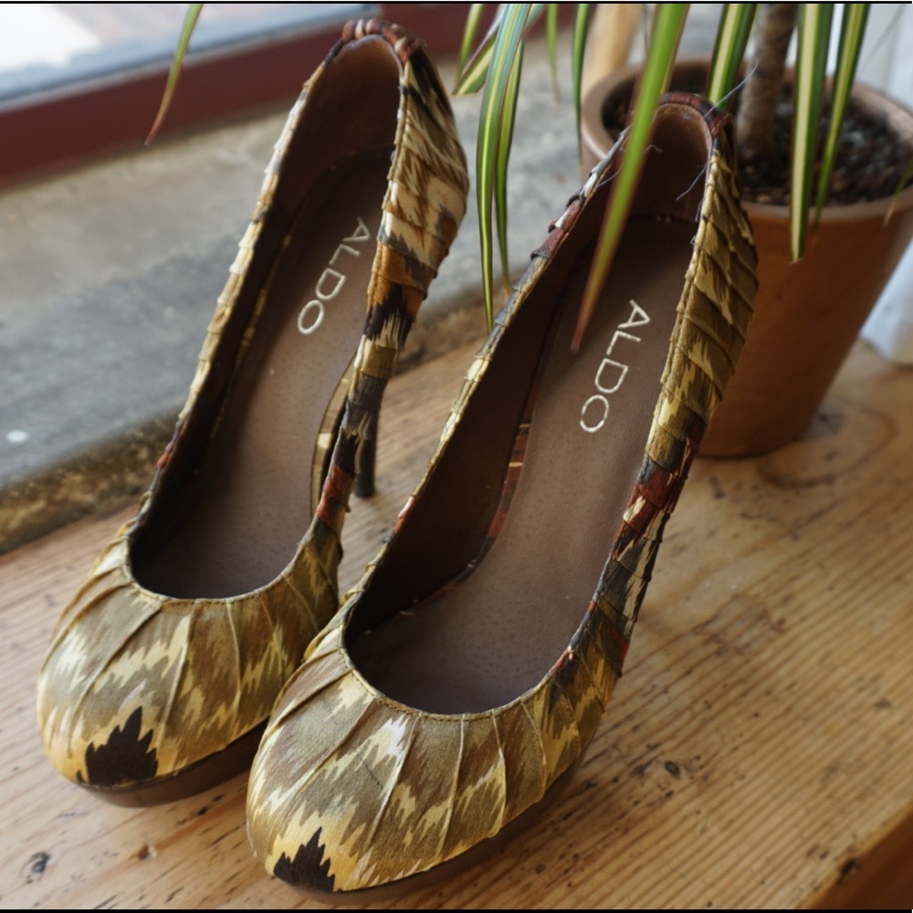 Aldo Wood Heel