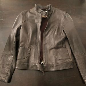 Italian Leather Motorcycle Jacket