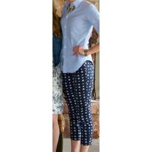 J Crew patterned Minnie pants