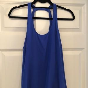 Amanda Uprichard Silk Tank (Royal)