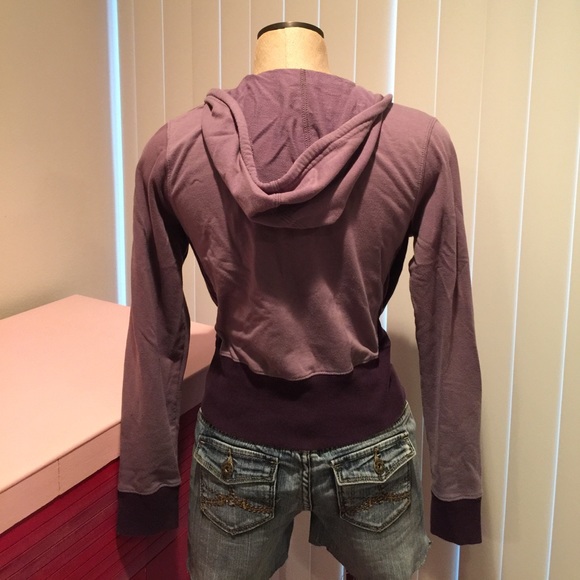 Purple zip up hoodie - Picture 3 of 7