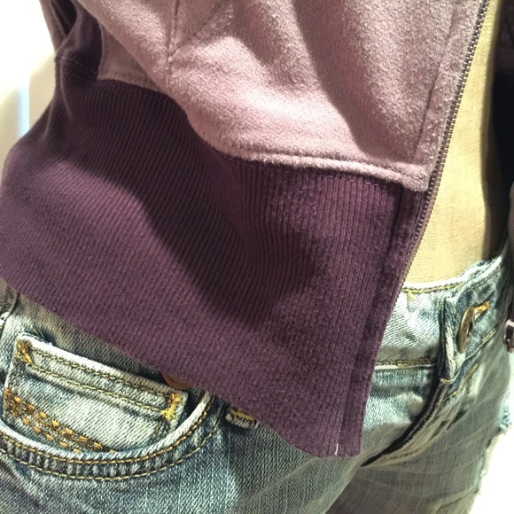 Purple zip up hoodie - Picture 6 of 7