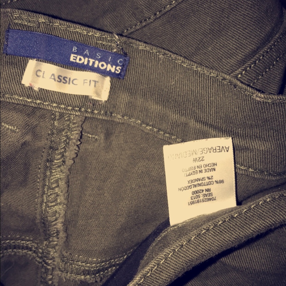 Straight leg jeans