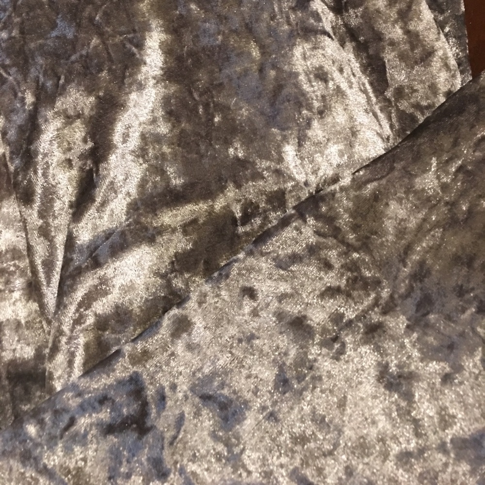 Velvety Crush Silver Pants - Picture 2 of 2