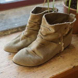 Aldo olive green booties