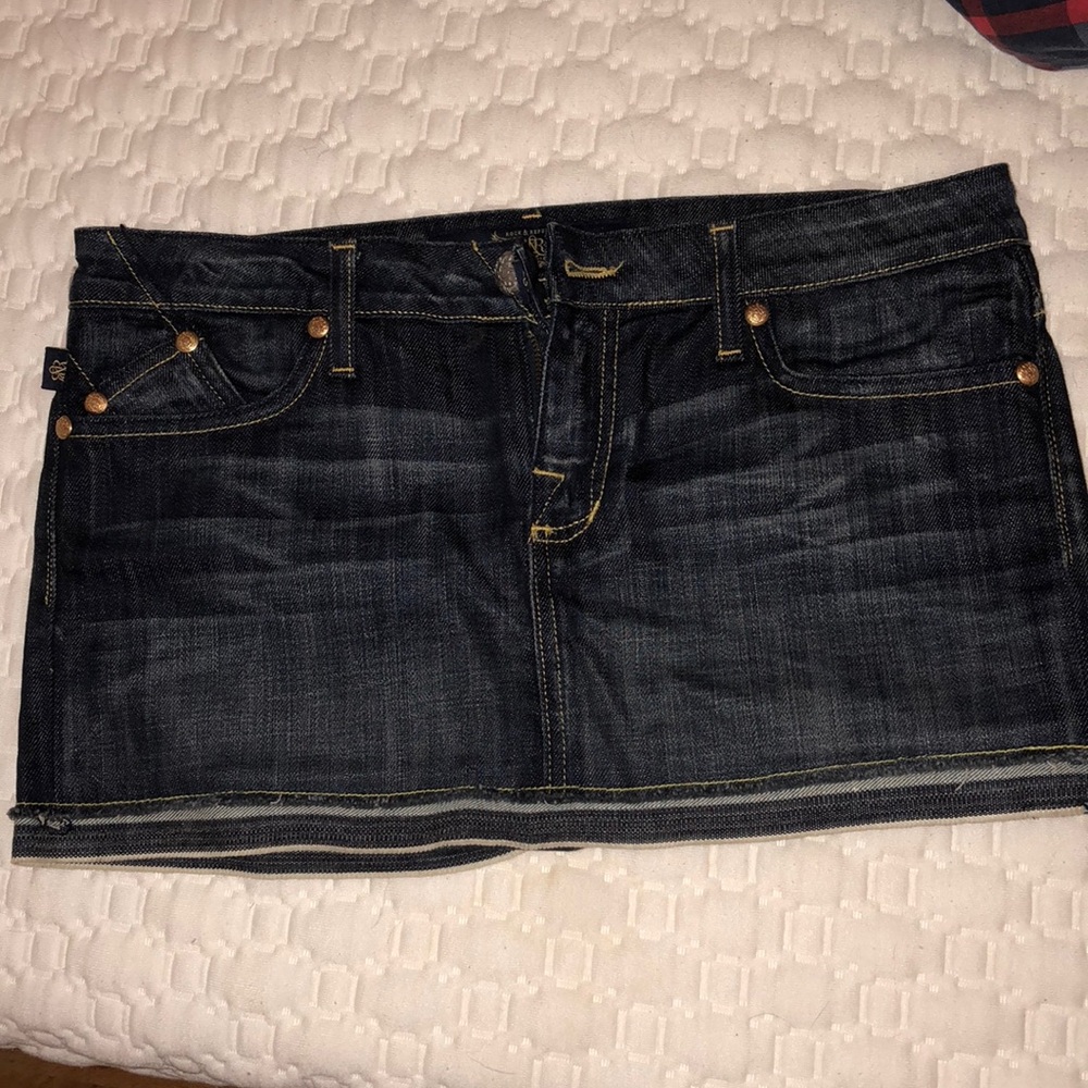 Rock & republic women jean mini skirt