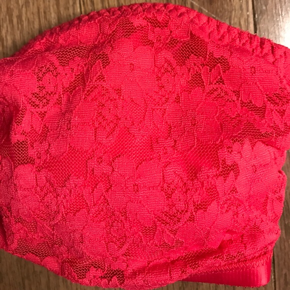 Strapless lace padded bra - Picture 2 of 4