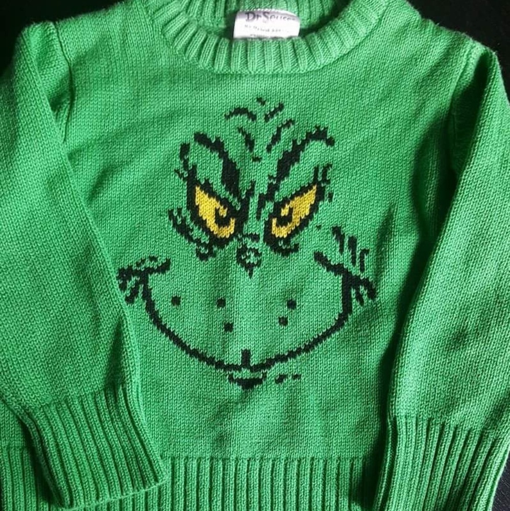 2T Grinch Christmas sweater