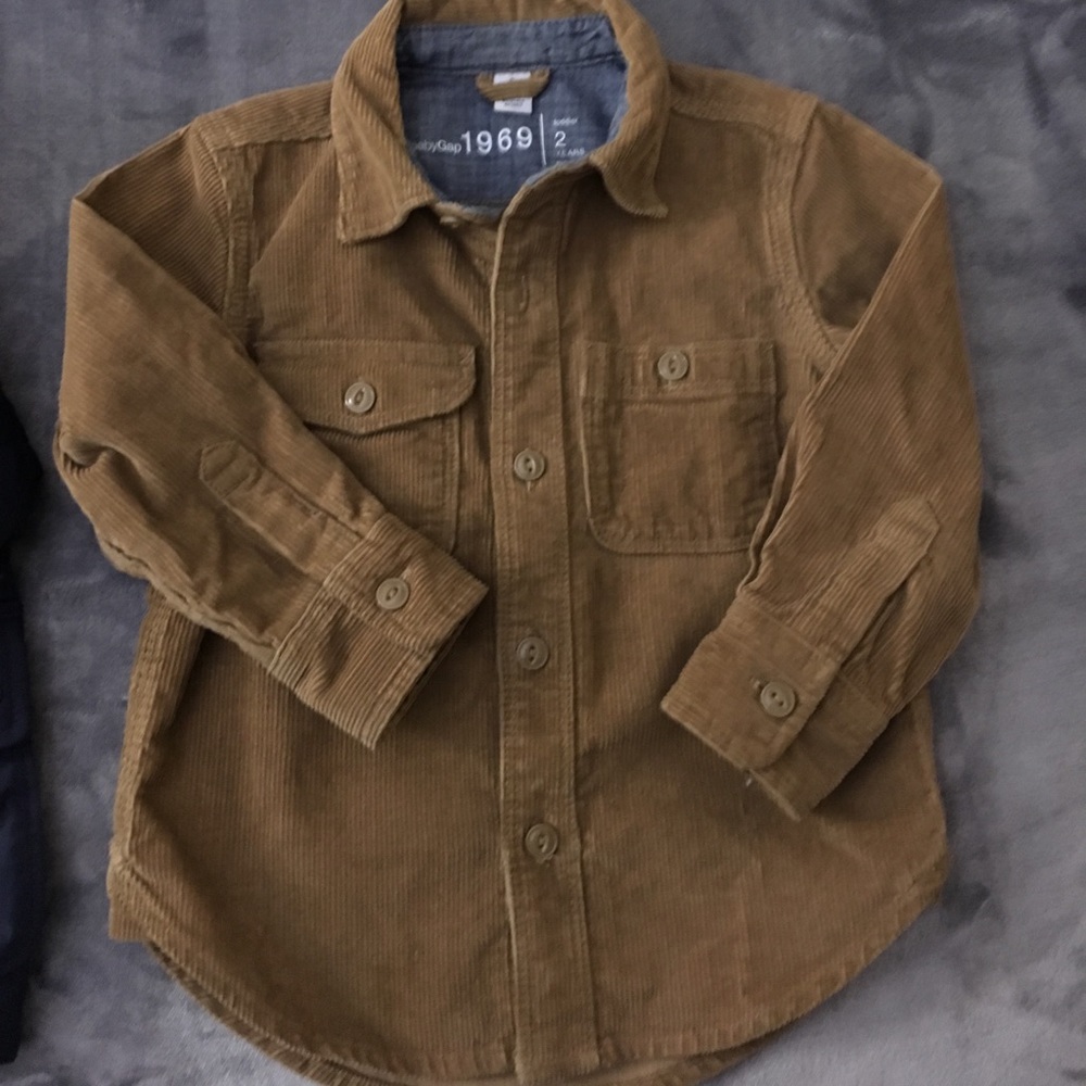 Baby Gap jacket and button down