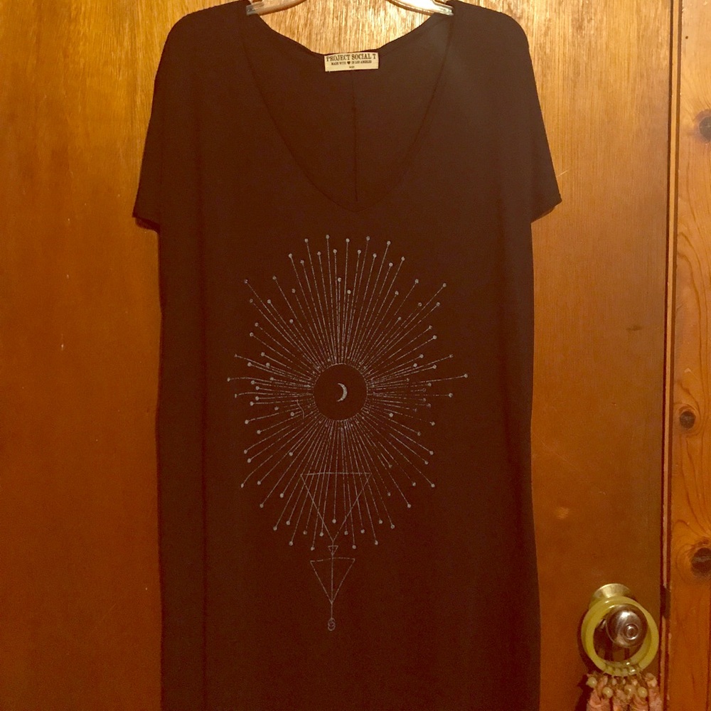Tshirt Dress with Slit