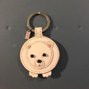 BNWT polar bear coach keychain