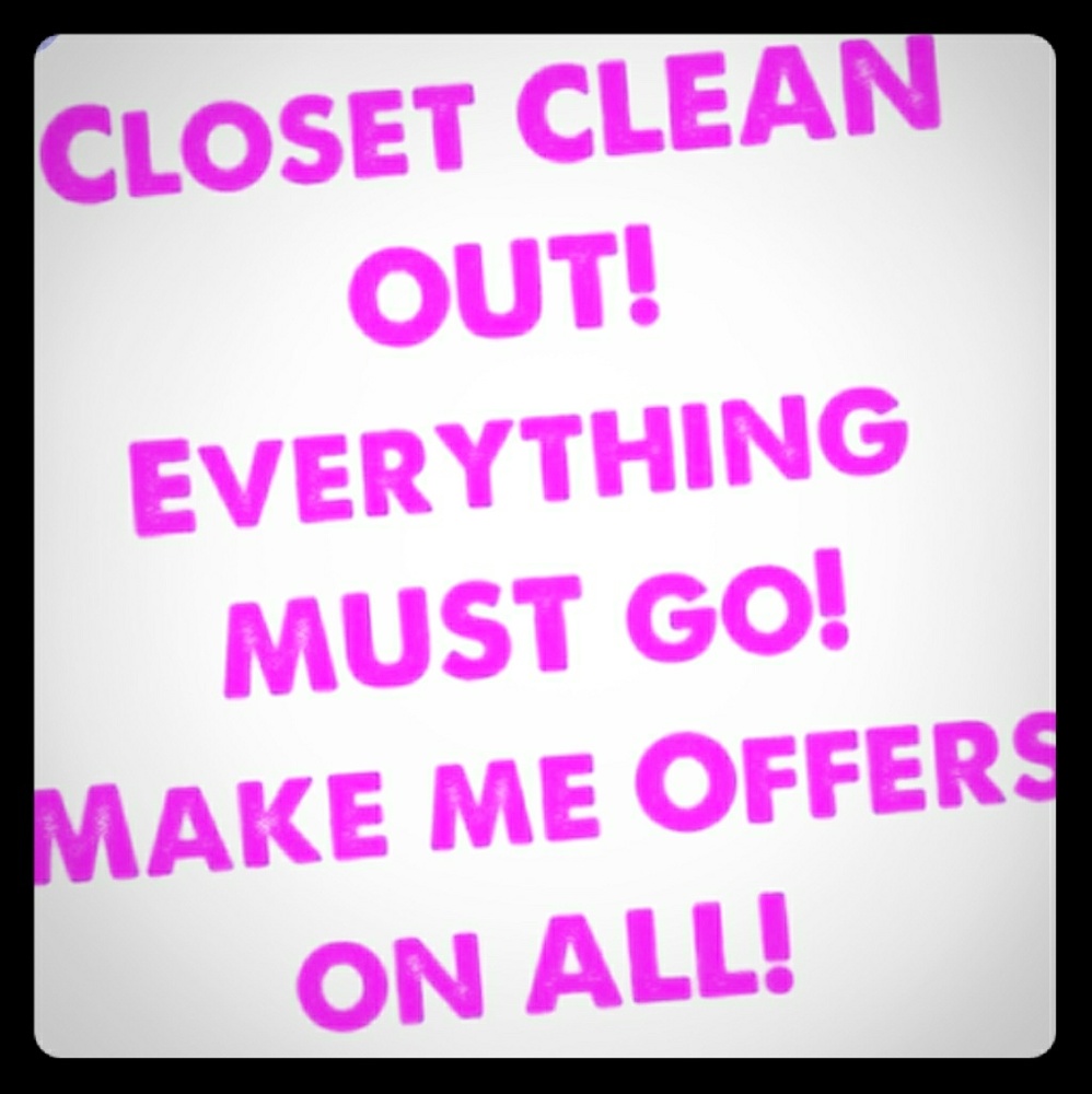 Everything Must Go!! Moving Closet Clear Out!!