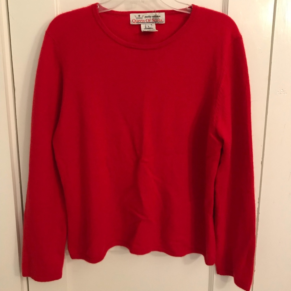 Vintage Red Cashmere Sweater