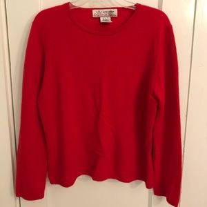 Vintage Red Cashmere Sweater