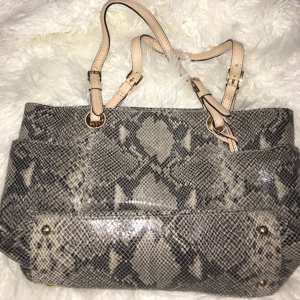 Michael kors tote bag in crocodile texture