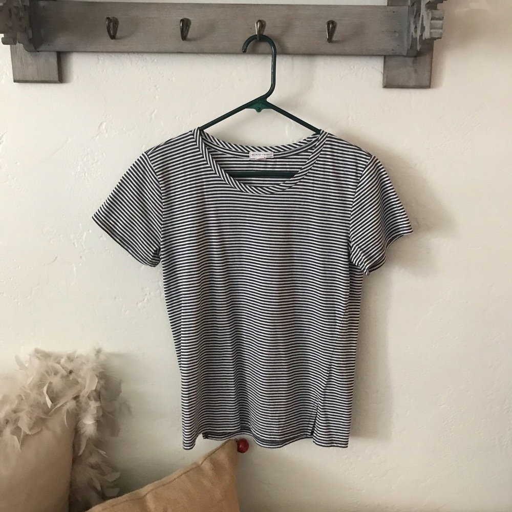 Melrose and Market Striped Tee