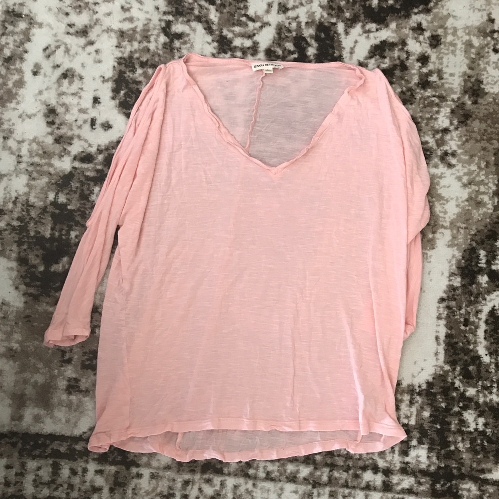 Peach pink top