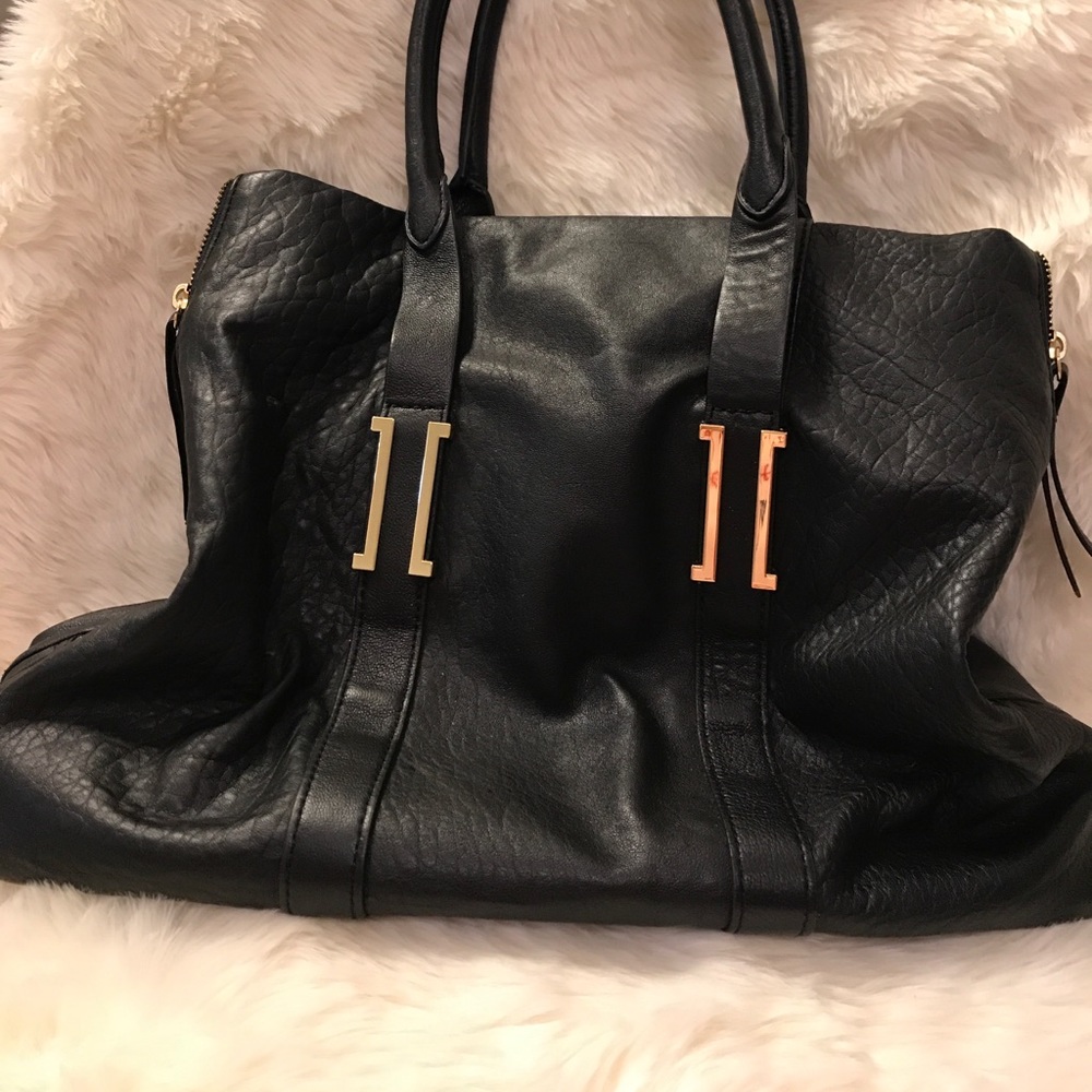 Ivanka Trump Black Leather Bag