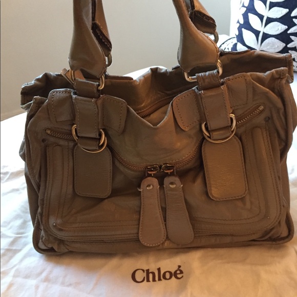 CHLOE 'Bay' Leather Satchel Handbag - Picture 2 of 6