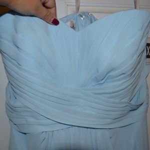 NWT David's Bridal F15555 Dress - Capri Blue