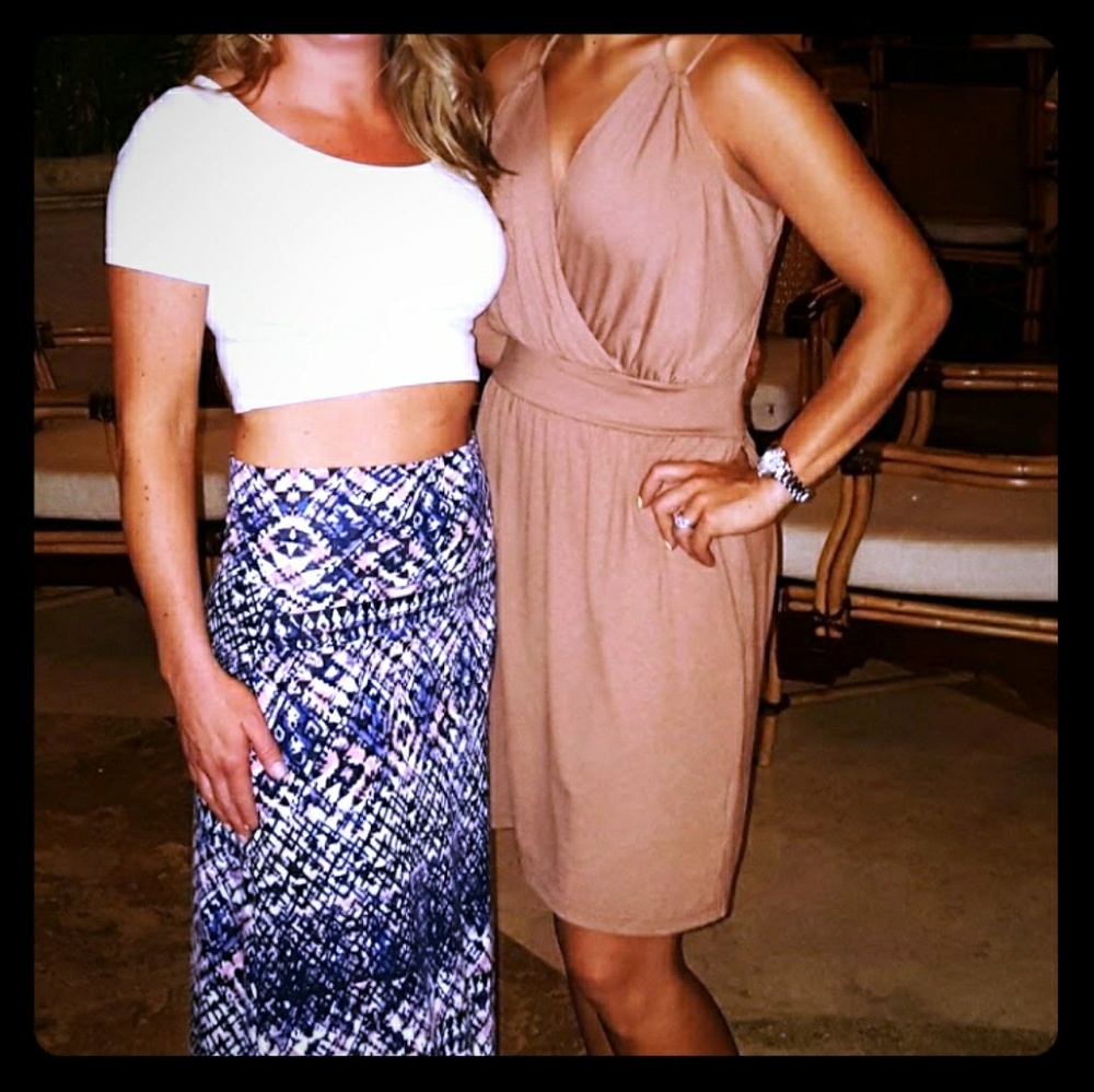 Tan Venus Strappy Dress