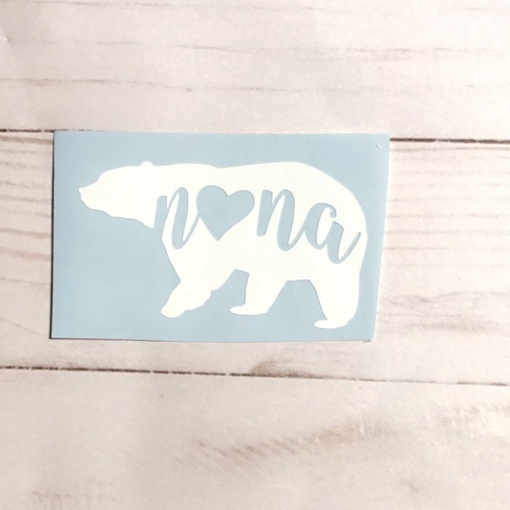 Nana Bear Decal