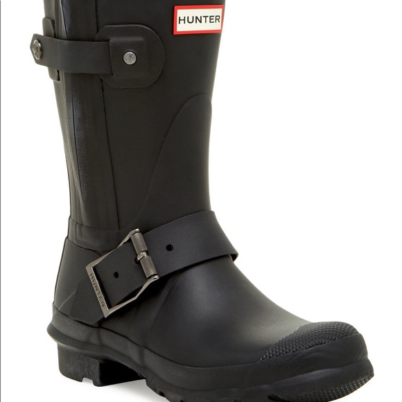 hunter biker boots
